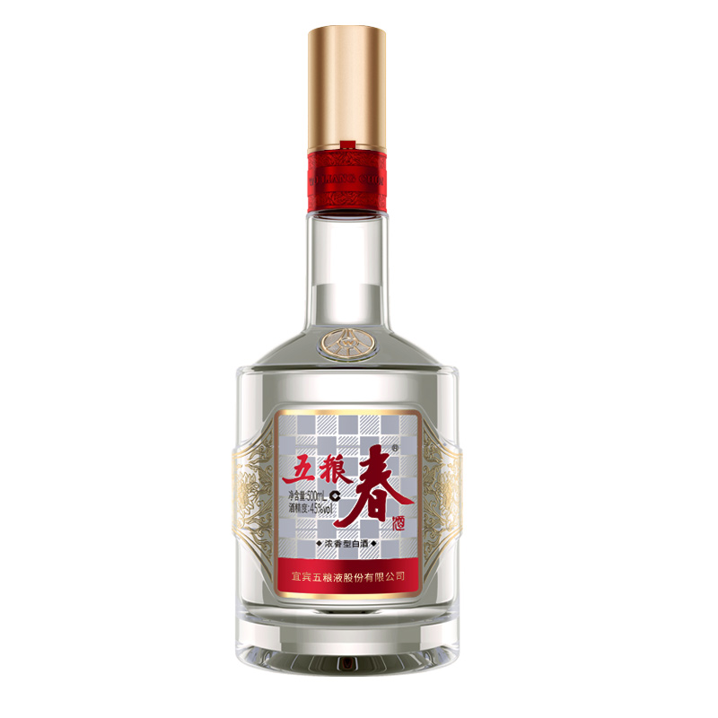 五粮液五粮春第二代45度500mL*6瓶整箱装浓香型白酒